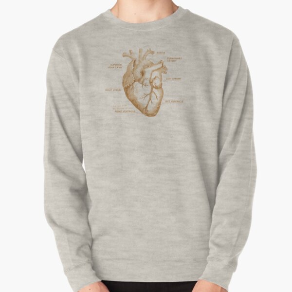 I Love You From The Bottom of My Right Ventricle Anatomy Pullover Sweatshirt