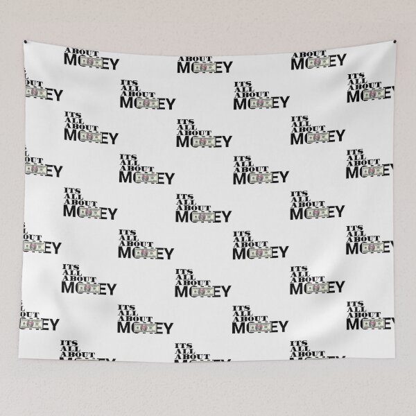 Item preview, It's all about Money $$ Black on White designed and sold by dumefro.