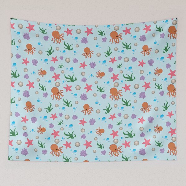 Item preview, Underwater Themed Pattern designed and sold by CathyIllustrate.