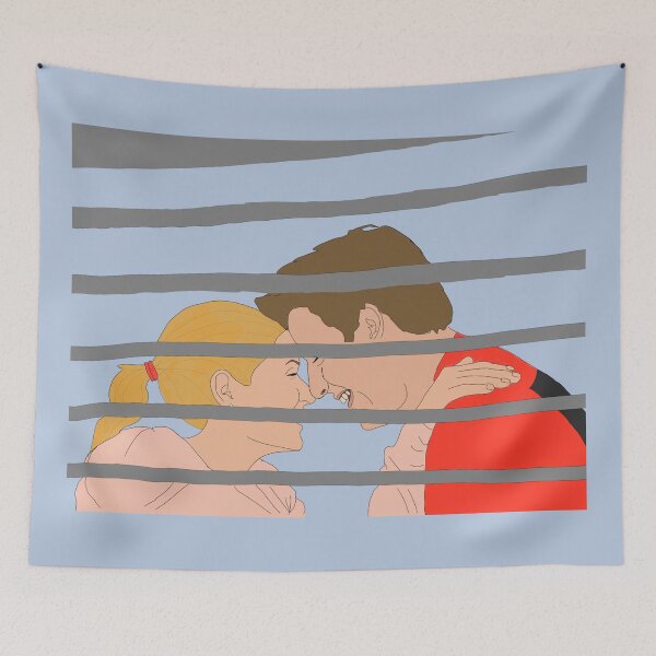 Item preview, pam and Jim find out pam is pregnant hospital scene the office designed and sold by calamity02.