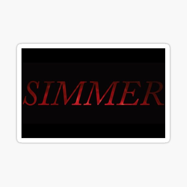 Hayley Williams SIMMER Sticker