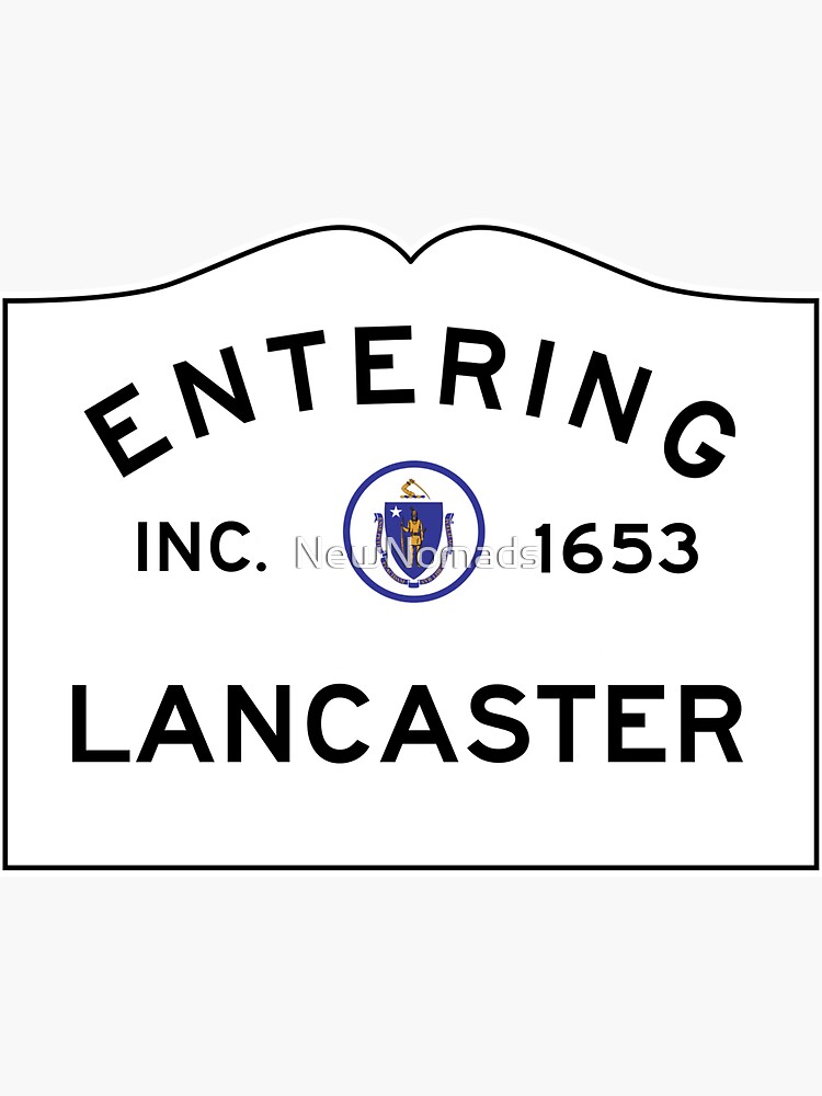 "Entering Lancaster Massachusetts Commonwealth of Massachusetts Road