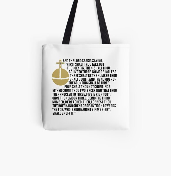 Holy Hand Grenade All Over Print Tote Bag