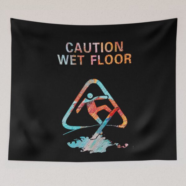 Item preview, Caution Wet Floor Surfer designed and sold by BiZepsM0.