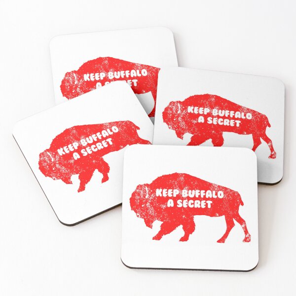 Item preview, Keep Buffalo a secret - Grunge designed and sold by ScapegoatPrints.