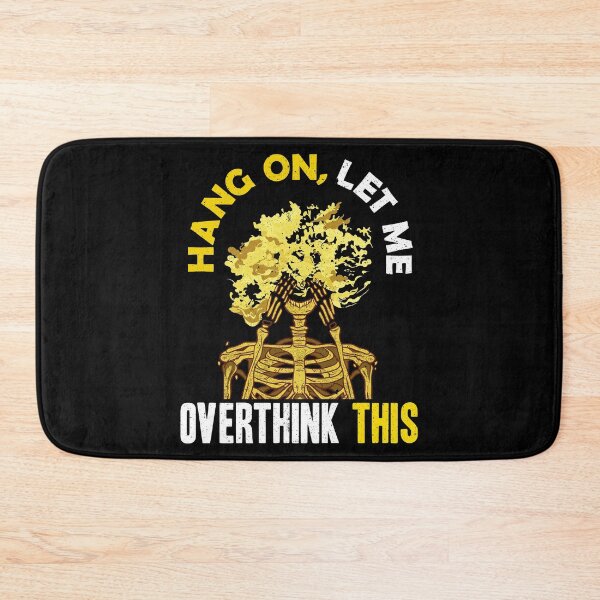 Item preview, Funny Hang On Let Me Overthink This Thinking Pun designed and sold by perfectpresents.