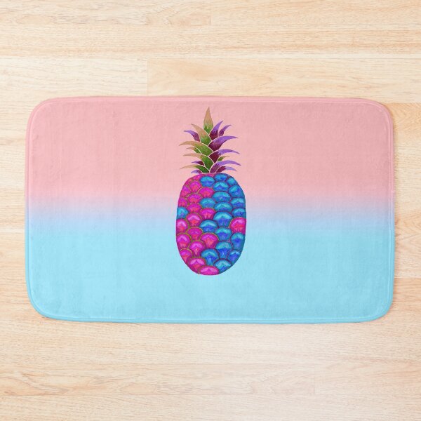 Item preview, Vibrant Pineapple Pink Blue designed and sold by airemestudio.