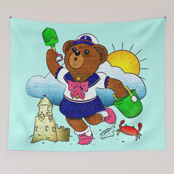 Item preview, Beach Bear designed and sold by jpenfield designs.