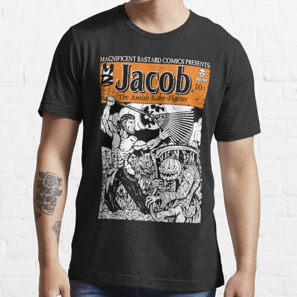 Jacob The Amish Rake Fighter T Shirt For Sale By Zugart Redbubble Amish T Shirts