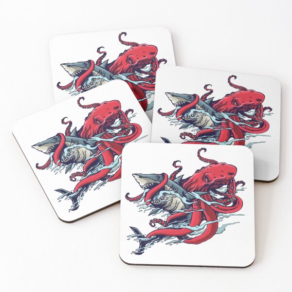 Item preview, Shark vs Octopus designed and sold by Omniroar.