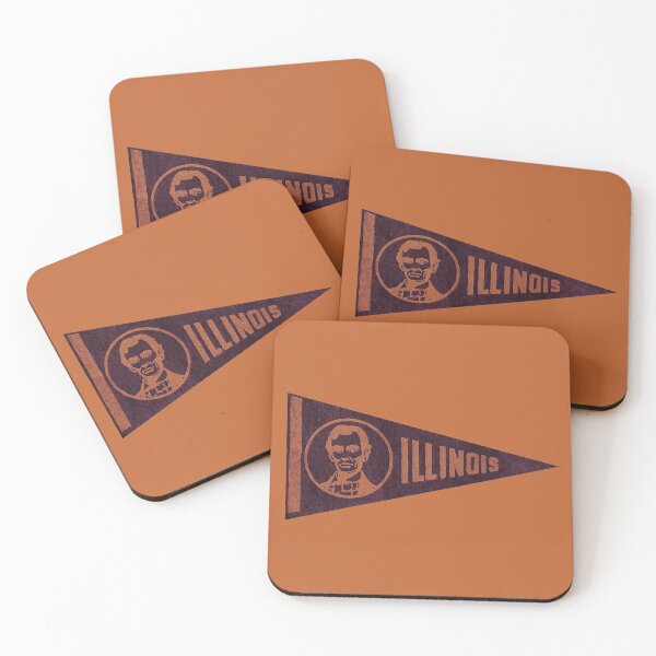 Item preview, Vintage Illinois Travel Souvenir Pennant designed and sold by FuzzyHoney.