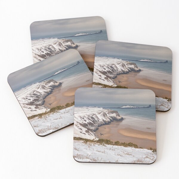 Item preview, Worms Head, Rhossili Bay in winter designed and sold by Dan Santillo.