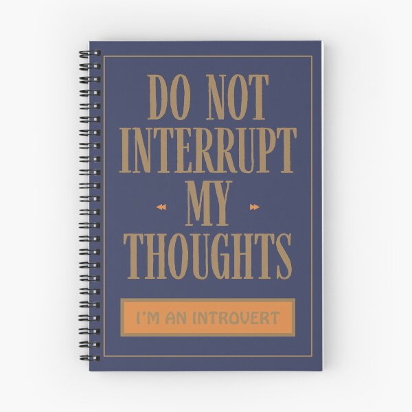 Item preview, Do Not Interrupt My Thoughts designed and sold by MaplewoodMerch.