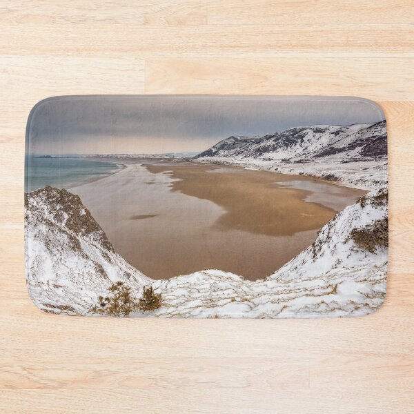 Item preview, Rhossili Bay in the winter designed and sold by Dan Santillo.