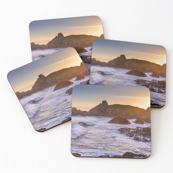 Item preview, Kynance Cove at sunset in Cornwall designed and sold by Dan Santillo.