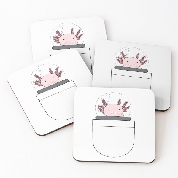 Item preview, Pocket Axolotl - Leucistic designed and sold by australianallie.