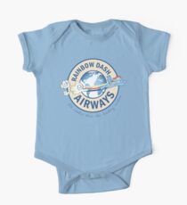 Rainbow Dash Fluglinien Baby Body Kurzarm