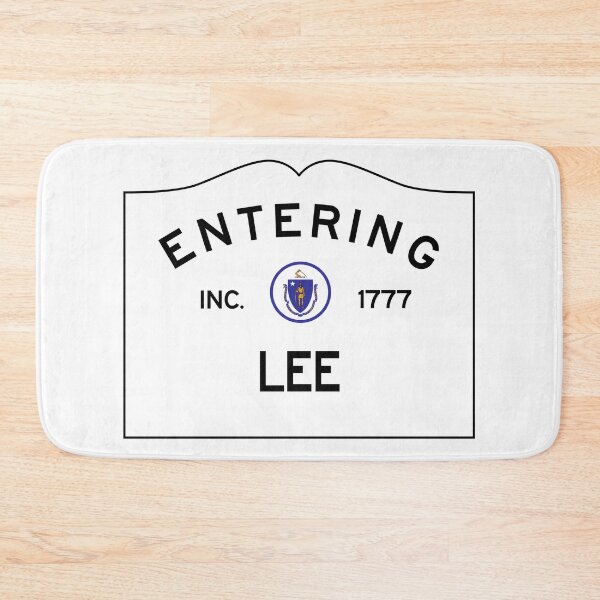 Item preview, Entering Lee Massachusetts - Commonwealth of Massachusetts Road Sign  designed and sold by NewNomads.