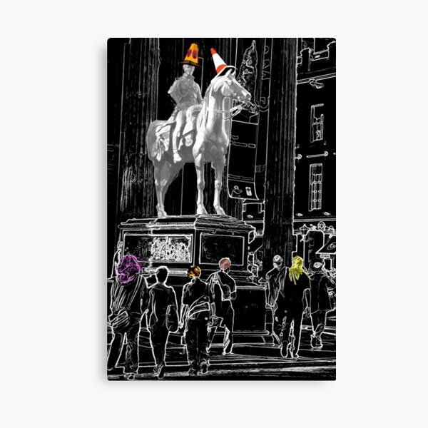 No Parking on the Duke Canvas Print