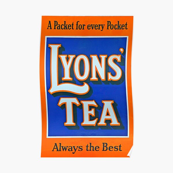 Wall art. poster Lyons Tea Vintage poster Reproduction
