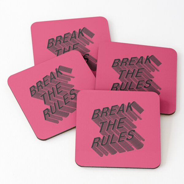 Item preview, Break The Rules - Pink designed and sold by Josh Tyers.