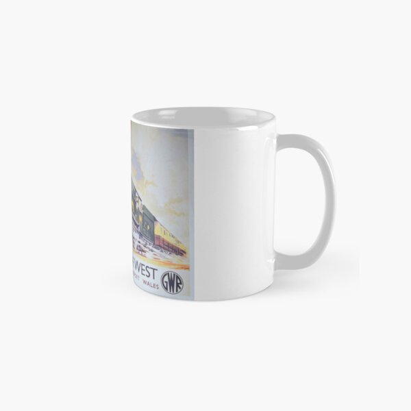 GWR vintage advert 'Speed To The West' Classic Mug