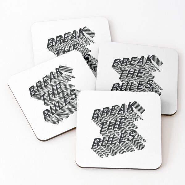 Item preview, Break The Rules - White designed and sold by Josh Tyers.