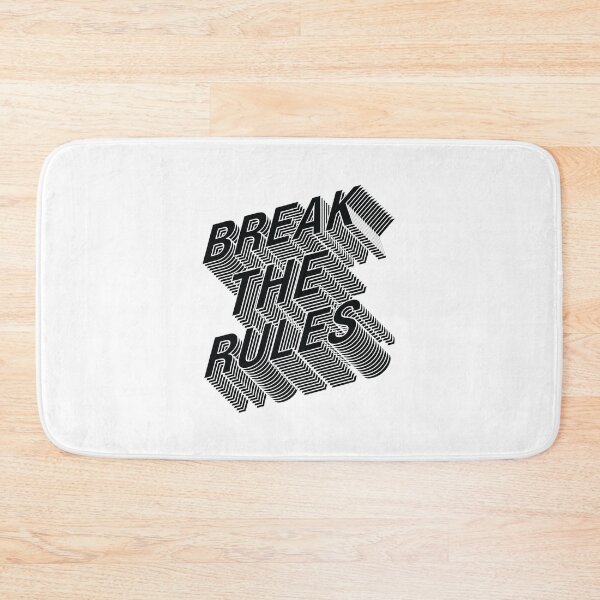 Item preview, Break The Rules - White designed and sold by Josh Tyers.
