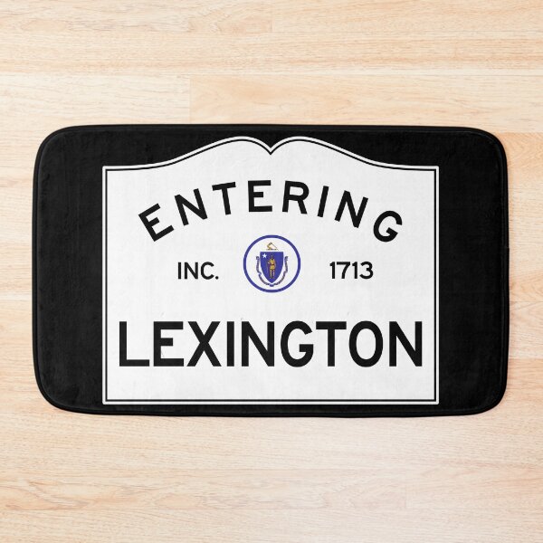 Item preview, Entering Lexington Massachusetts - Commonwealth of Massachusetts Road Sign designed and sold by NewNomads.