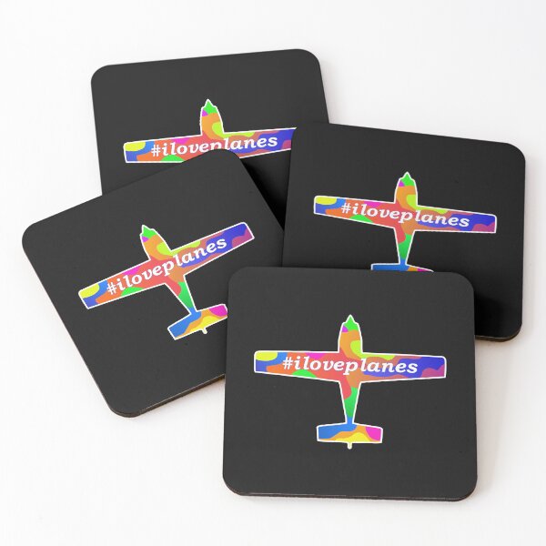 Item preview, Colorful Design of Plane stating #iloveplanes designed and sold by FouDeeziner.
