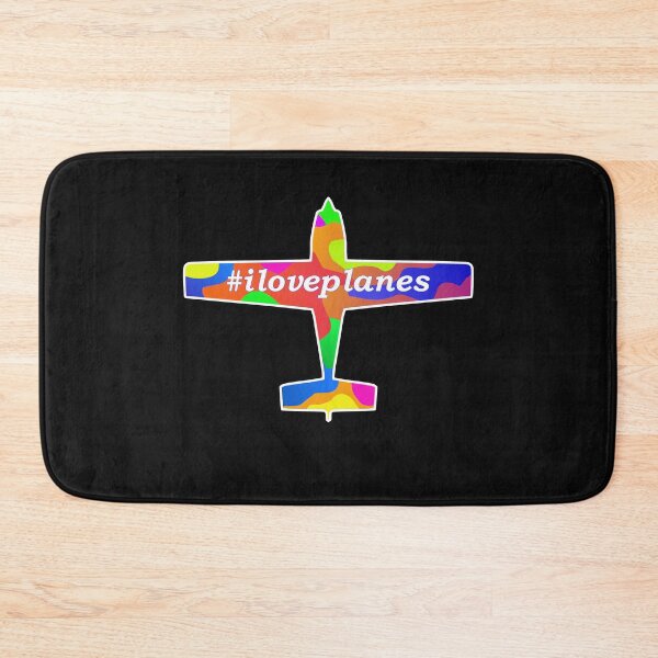 Item preview, Colorful Design of Plane stating #iloveplanes designed and sold by FouDeeziner.