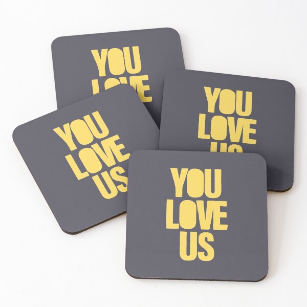 Item preview, You Love Us, mustard designed and sold by perezzzoso.