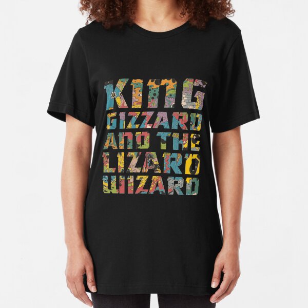 King Gizzard And The Lizard Wizard Psychedelic Slim Fit T-Shirt