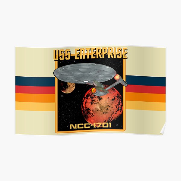 USS Enterprise NCC-1701 Poster