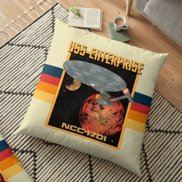 USS Enterprise NCC-1701 Floor Pillow