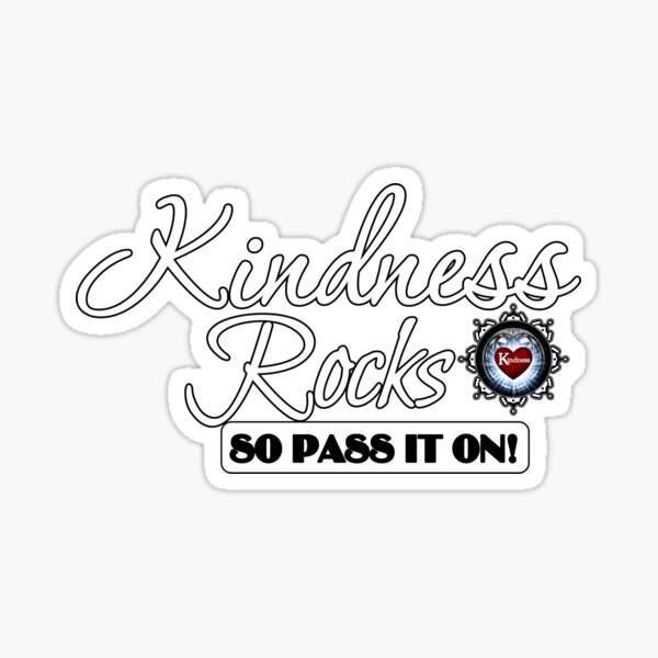 Kindness Stickers - Kindness Rocks - Rolls of 100