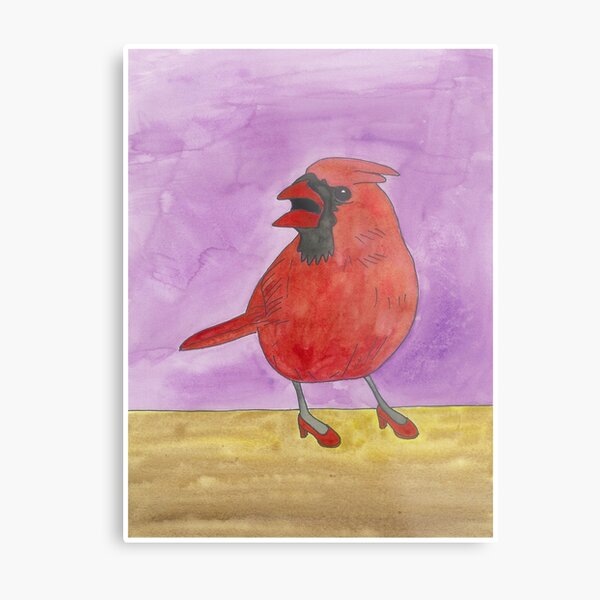 Armand - Birds in Heels Original Metal Print