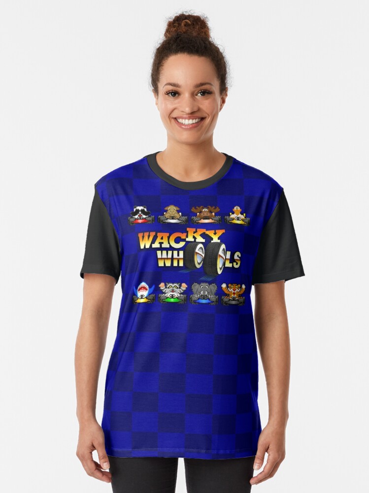 Thumbnail 2 of 5, Graphic T-Shirt, Wacky Wheels designed and sold by Dosgamert.