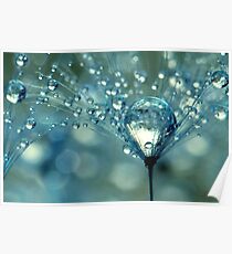 Blue Sparkles Poster