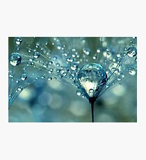 Blue Sparkles Photographic Print