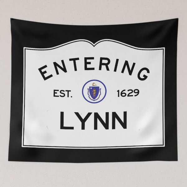 Item preview, Entering Lynn Massachusetts - Commonwealth of Massachusetts Road Sign  designed and sold by NewNomads.