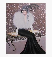 FASHIONABLE ART DECO LADY Photographic Print