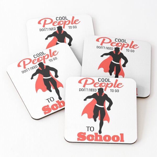Item preview, Cool people don't go to school designed and sold by shirtart shop.