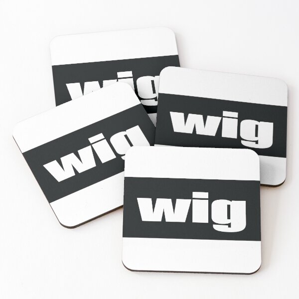 Wig Words Teens and Gen Z Use Coasters (Set of 4)
