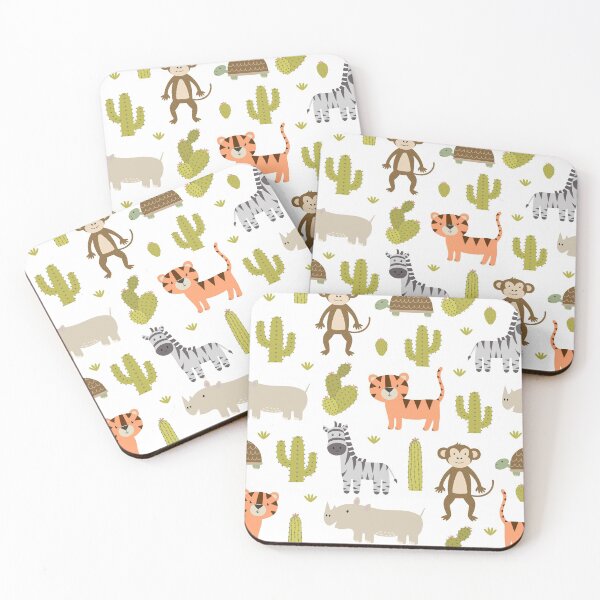 Item preview, Safari African and Asian animals child design designed and sold by Latch Farm  Studios.