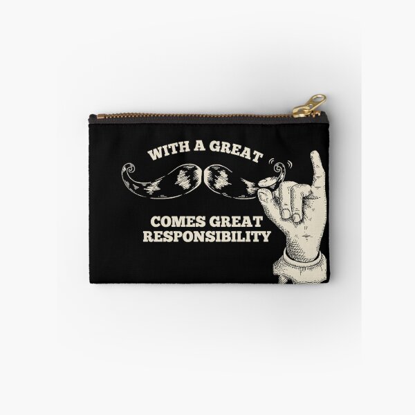 Item preview, Great Responsibility - Mustache Shirt designed and sold by BootsBoots.