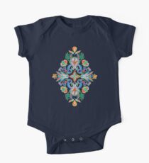 Boho Navy and Brights One Piece - Short Sleeve