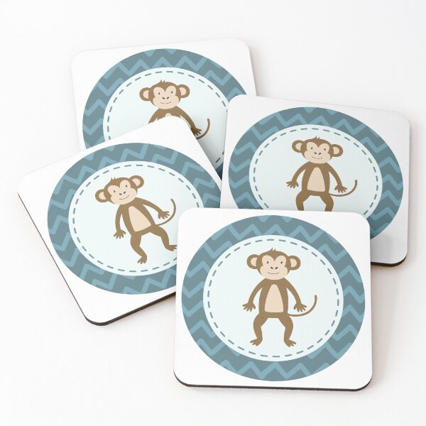 Item preview, Monkey Safari African animals circle design designed and sold by Latch Farm  Studios.