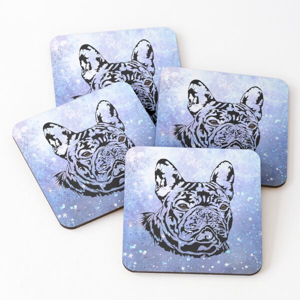 Item preview, French Bulldog Head Study 0104 designed and sold by KingdomArt101.
