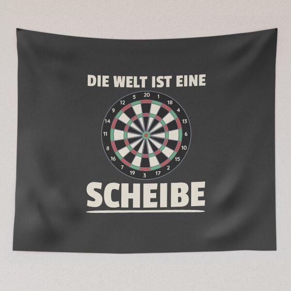 Item preview, The world is a disc darts sayings dartboard designed and sold by Team150Designz.